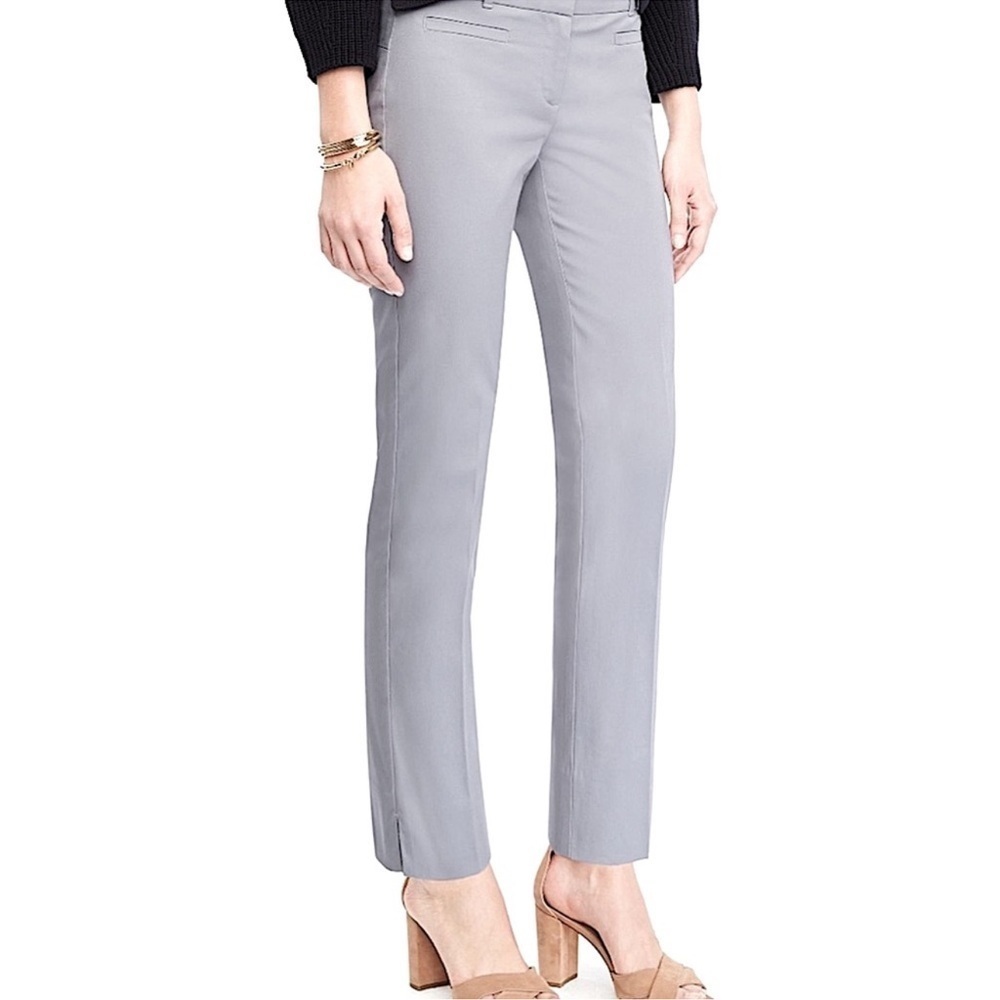 Ann Taylor NWT‎ Devin Fit Cropped Leg Gray Sz 8